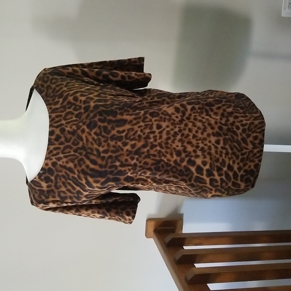 Ralph Lauren leopard print women's shirt